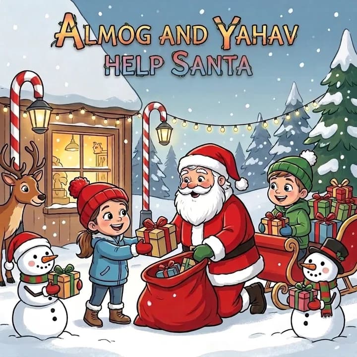 Almog and Yahav Help Santa