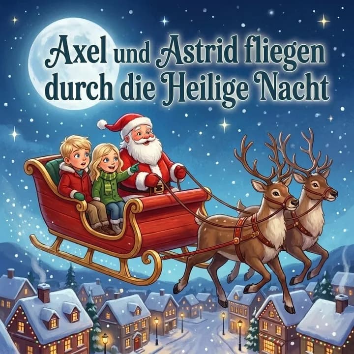 Axel und Astrid fliegen durch die Heilige Nacht