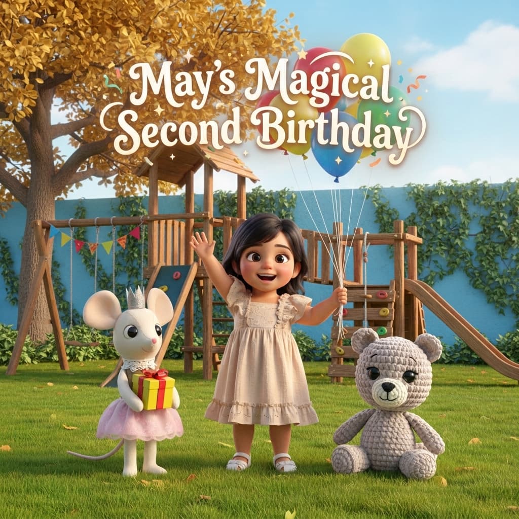 Personalized Lullaby storybook: May's Magical Second Birthday
